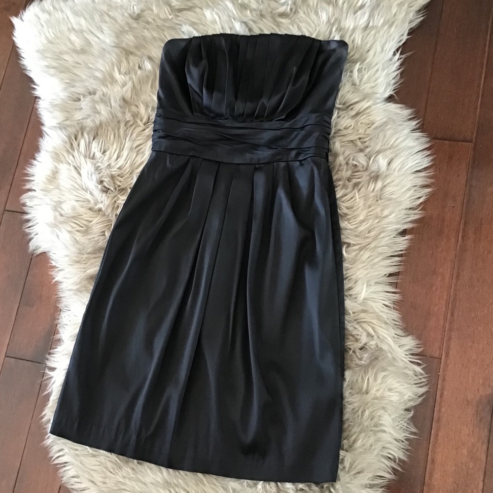 Very Flattering Strapless Black Dress